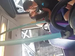 En un autobús