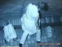 Sexo al aire libre parejas follando noche