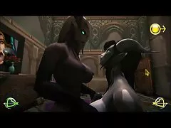 Wow, una puta xxx draenei futanari
