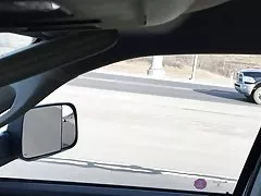 Xxx muy putas flash señora de rubia conduciendo coche sale una patada de él