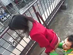 Caliente videos xxx e mamada asiático al aire libre aquí