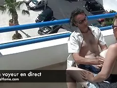 Porno y video cam vivo voyeur en francés con una pareja amateur