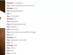 Adolescente Polaco me hace cum con su lengua en omegle