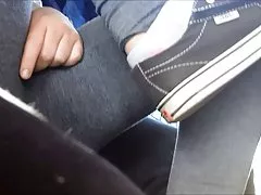 Videos solo por el culo naughty teen frota el coño en autobús