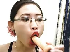 Cam de pinay AM chupar Consolador