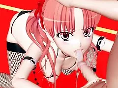 Porno sexy rosa pelo 3d hentai chica adolescente sexo