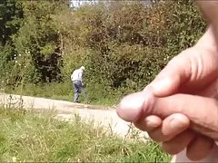 Sandrothebest quiero ver chicas peladas intermitente mi público al aire libre de polla con corrida