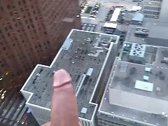 Mamada fuera de ventana