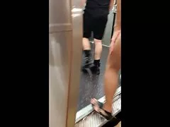 De niñas voyeur 3 metro de NYC