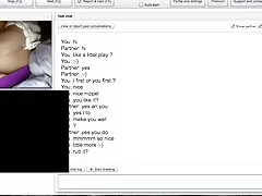 Chatroulette una chica caliente con tetas agradables y mastobation