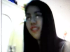 Chicasputas nerd feo asia en cam